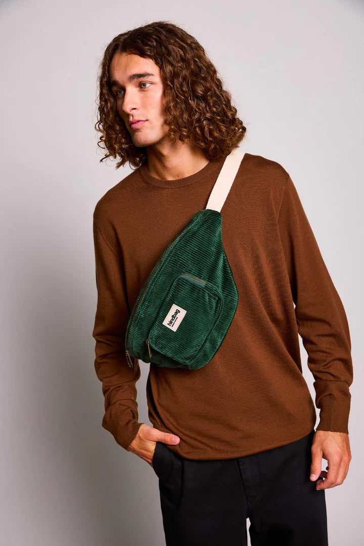 SAC BANANE SOFIA DENIM GRIS - HINBAG main image 1