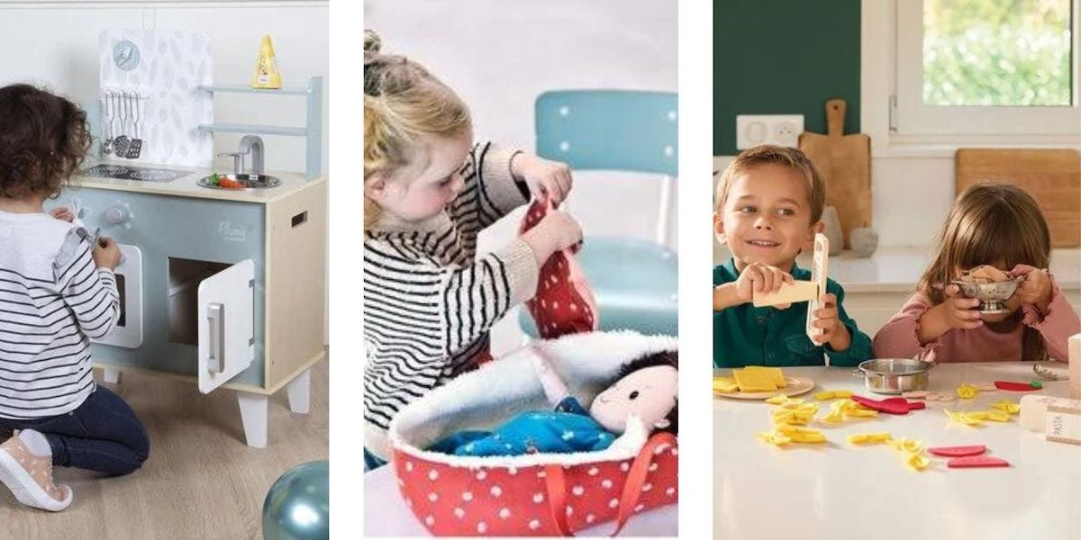 Les jeux d'imitation chez l'enfant : pourquoi faire comme les grands est-il si important ?