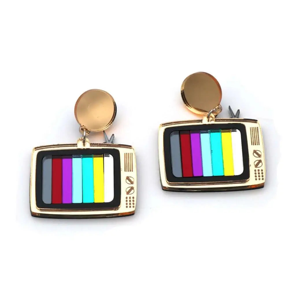 Television Earrings