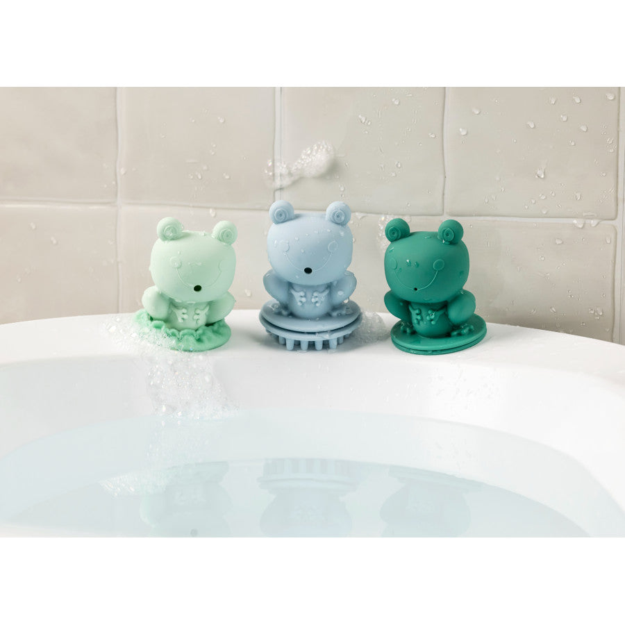 3 grenouilles de bain