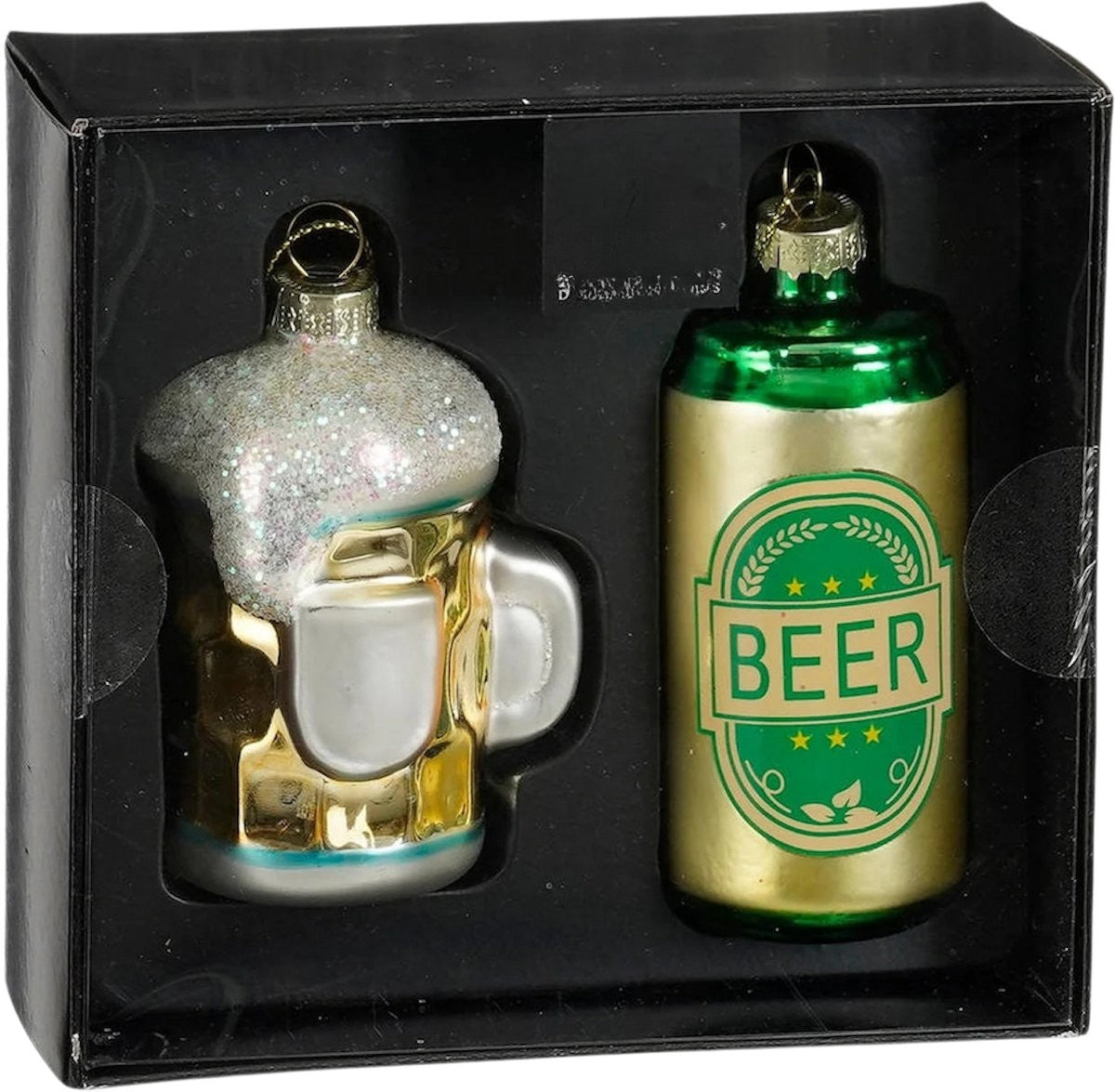 Set of 2 Christmas Balls - Beer