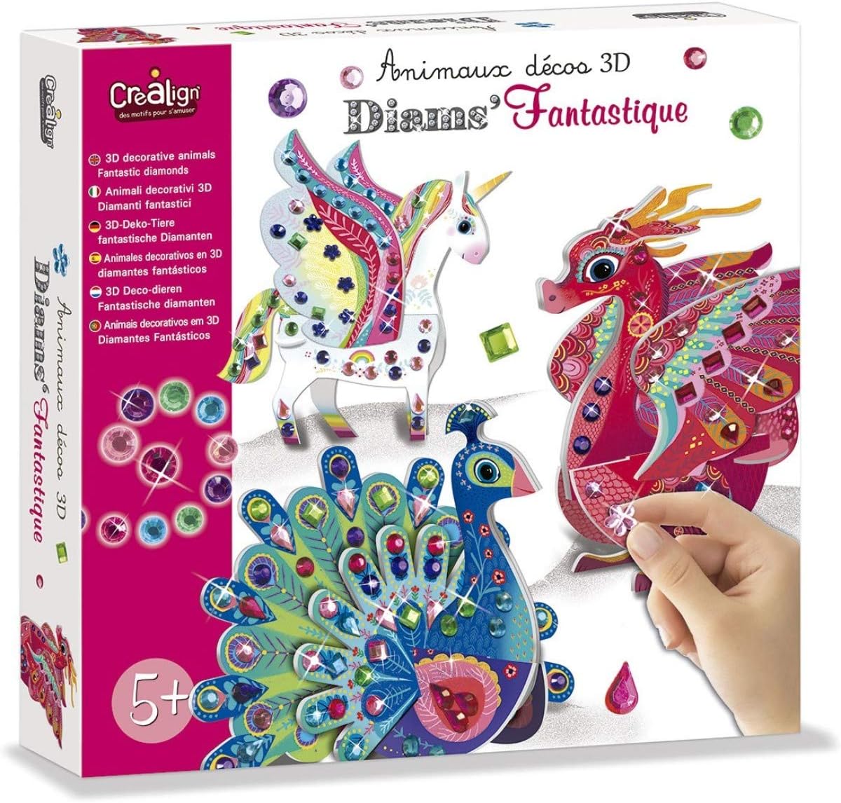 3D Decorative Animals "Fantastic Diamonds"