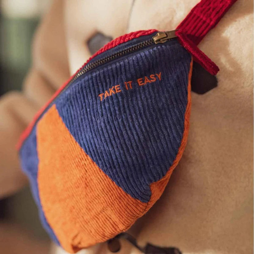 Banane Velours Bleue  Adulte