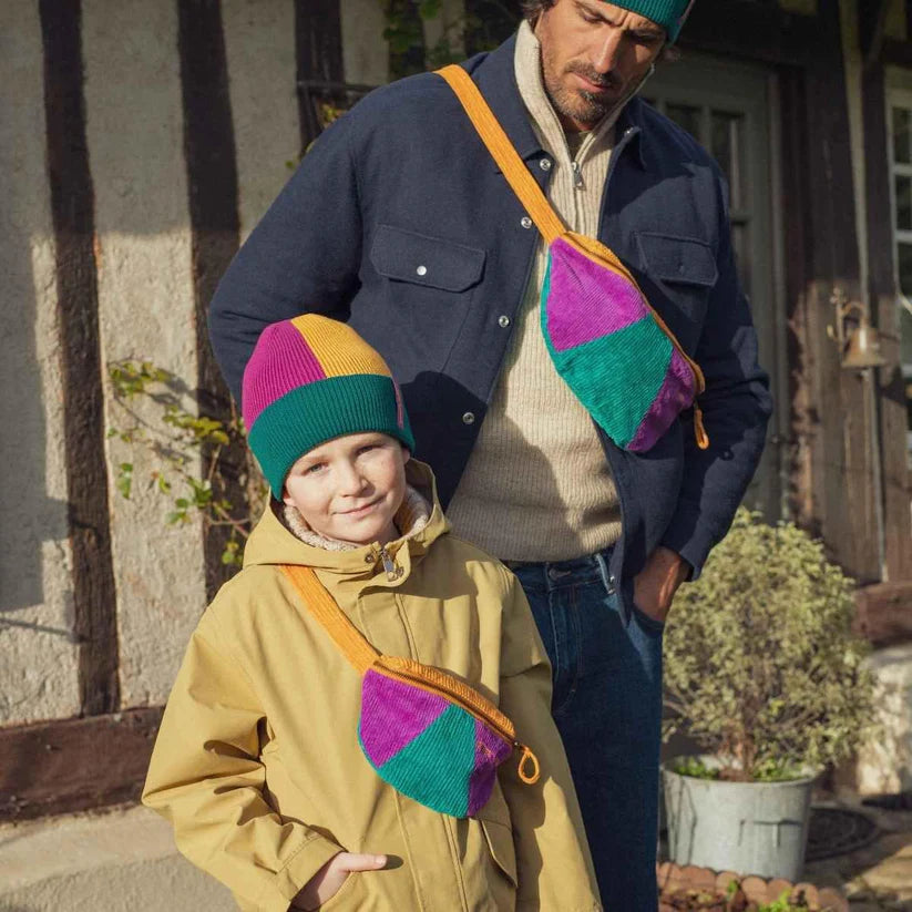 Banane Velours Violette Adulte