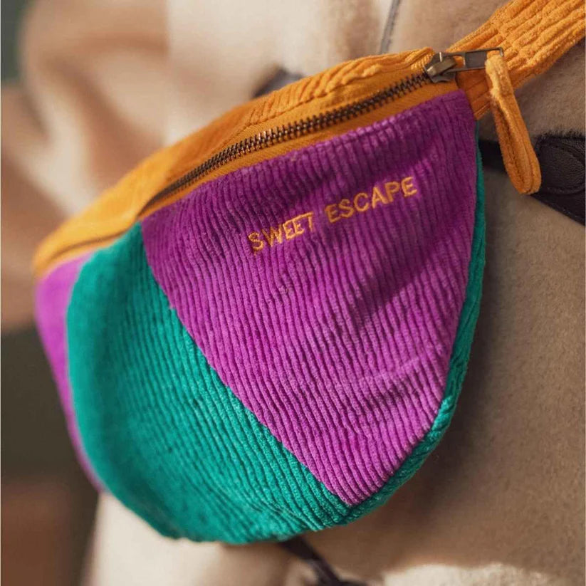 Banane Velours Violette Adulte