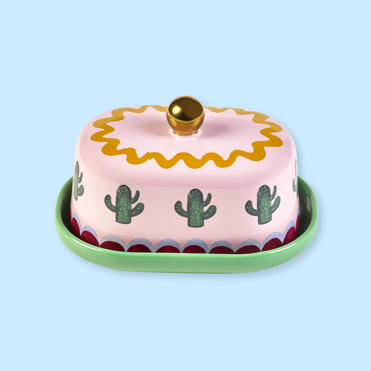 Butter dish - Electric Coast