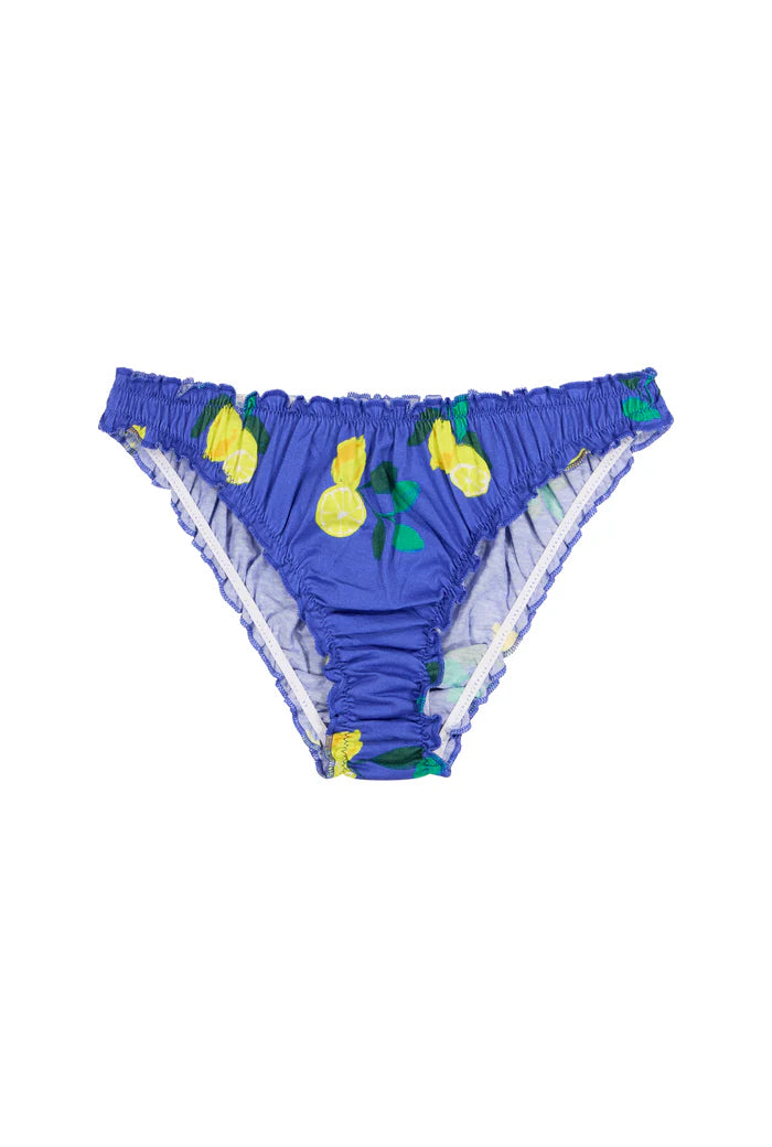Bloomer en coton Bio Citrons Bleu