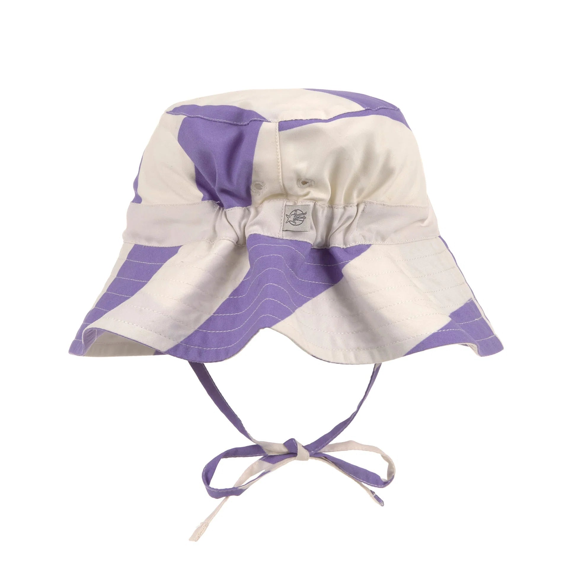 Bob anti-UV Rayures violet/sel marin