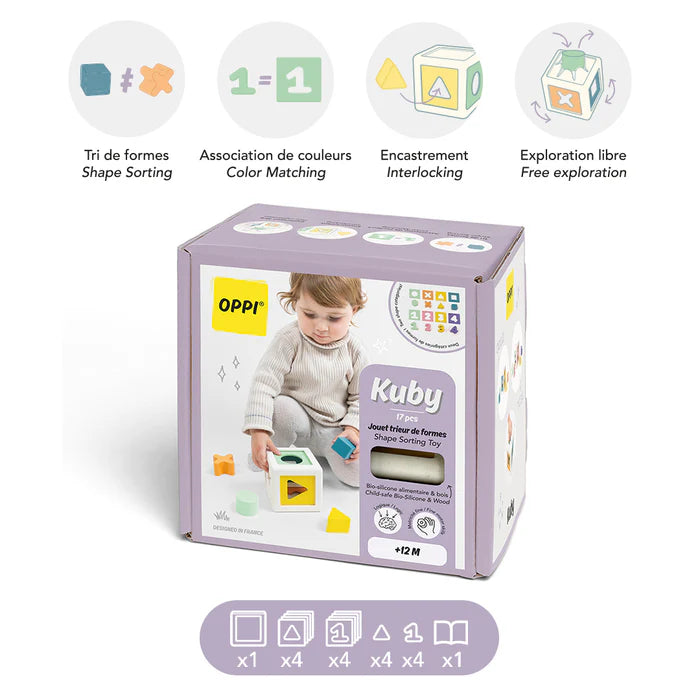 Boite à formes Kuby Silicone