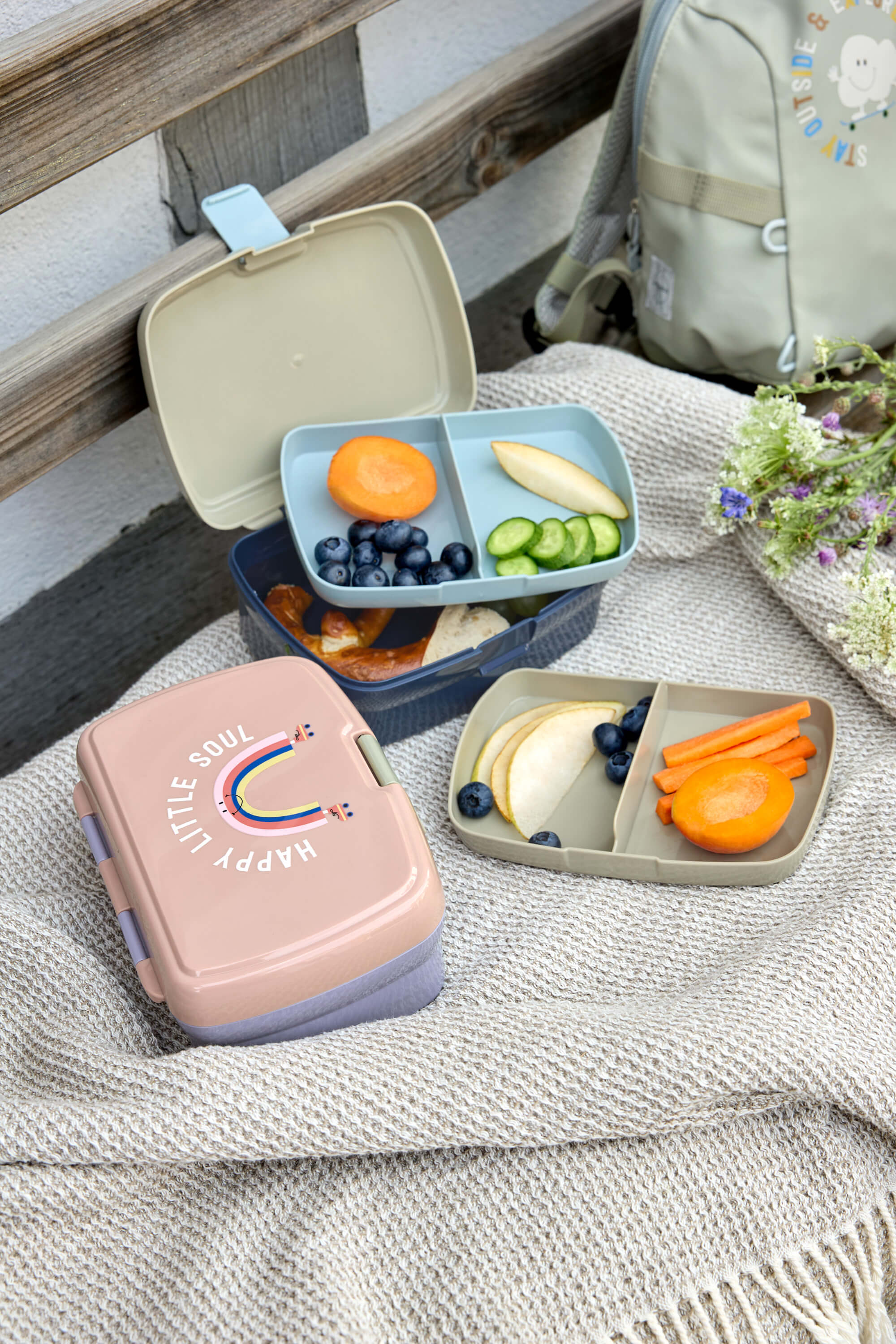 Boîte à goûter enfants - Tiny Outdoor, Arc-en-Ciel