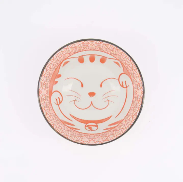 Bol Kawaii Lucky Cat Neko Rouge – 550 ml