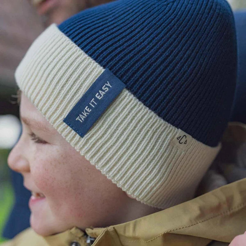 Tweekleurige Take it Easy-hoed voor kinderen