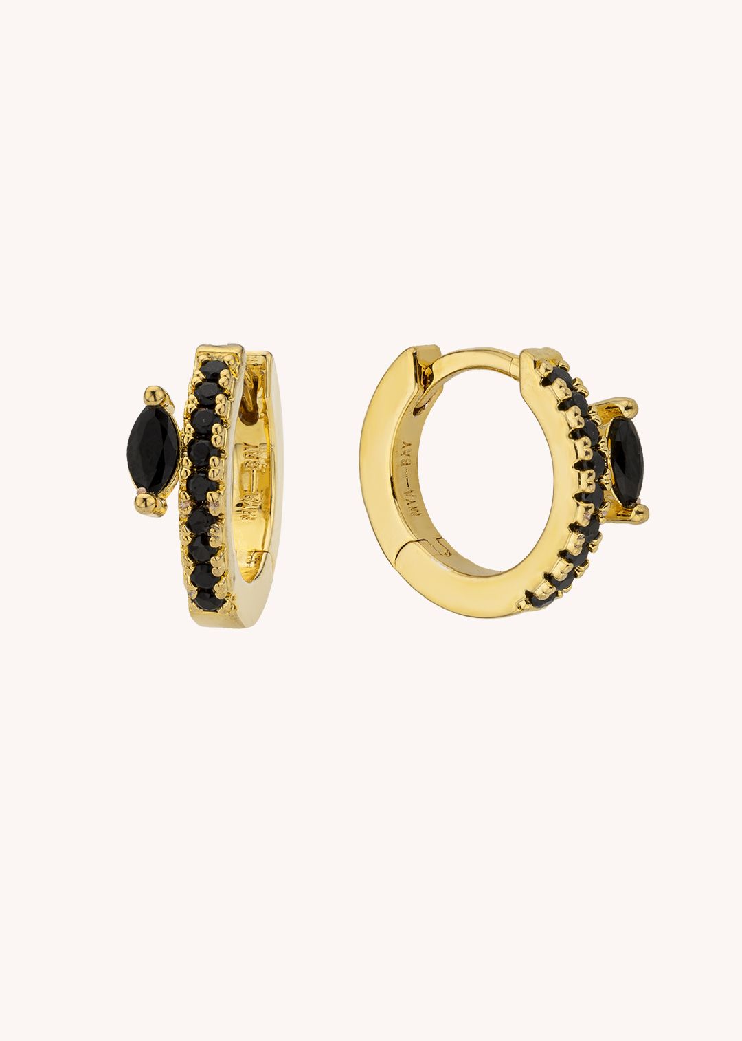 Black Precious Delhi Earrings