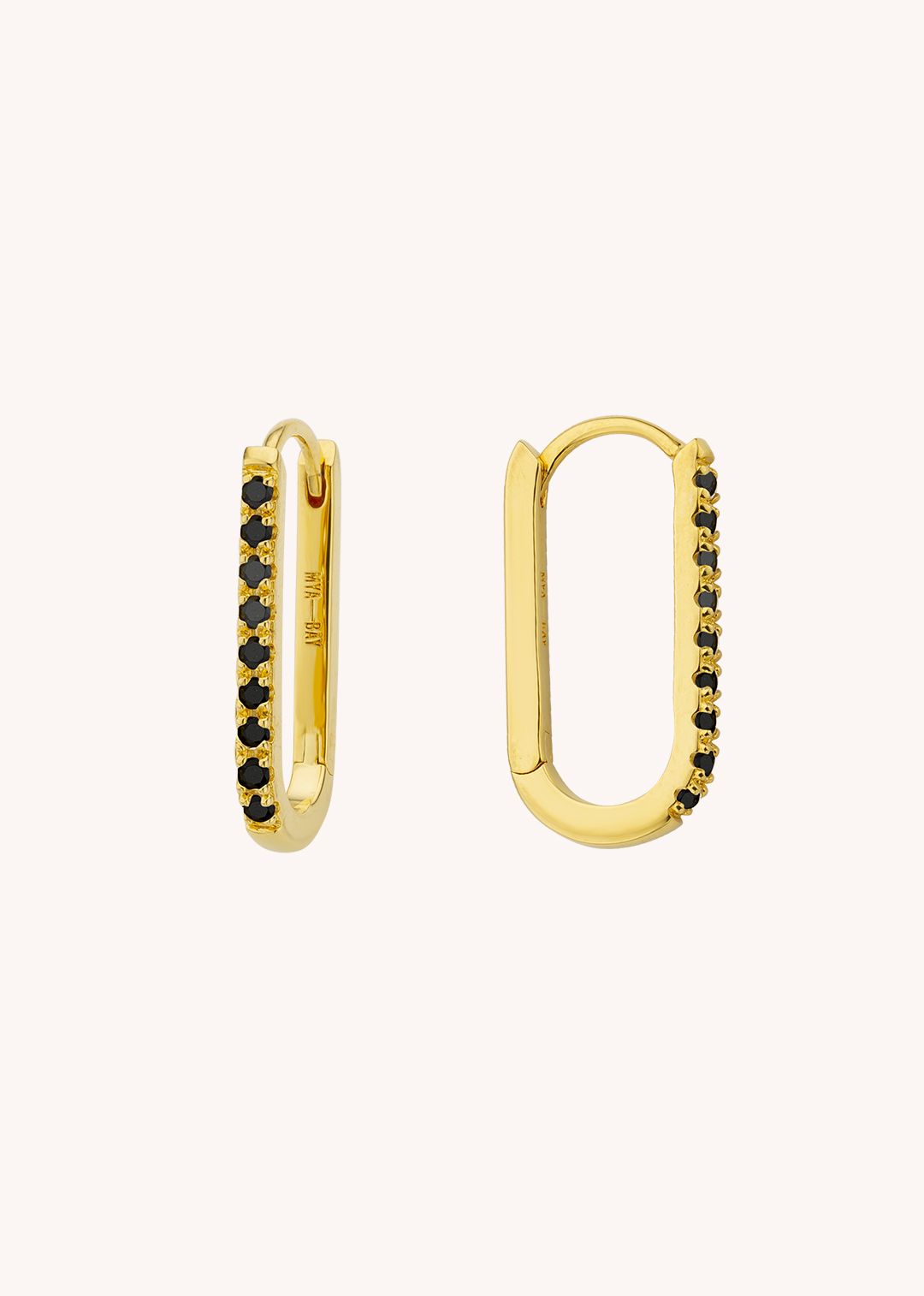 Black Shiny Jazzy Earrings