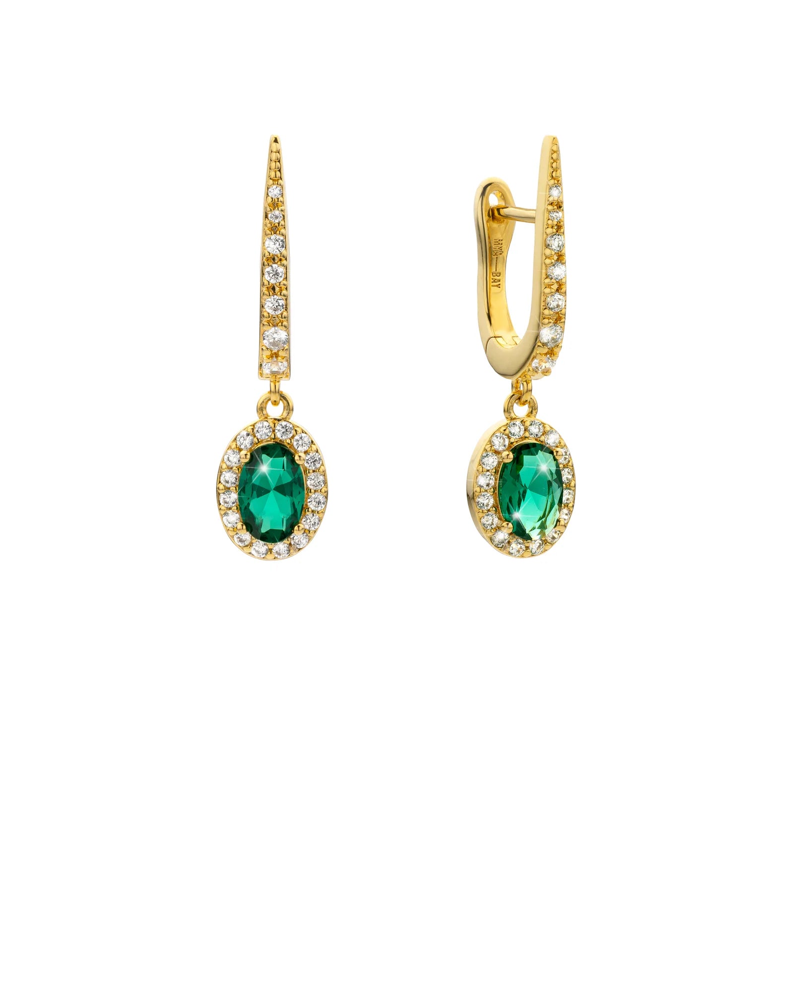 Boucles d'Oreilles Green Dynasty