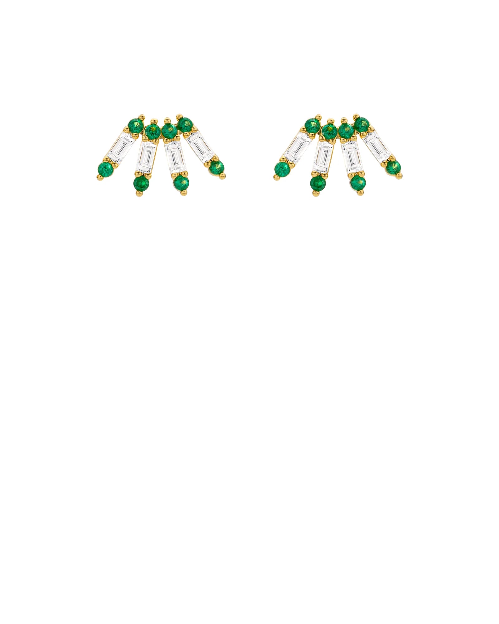 Green Ventaglio Earrings