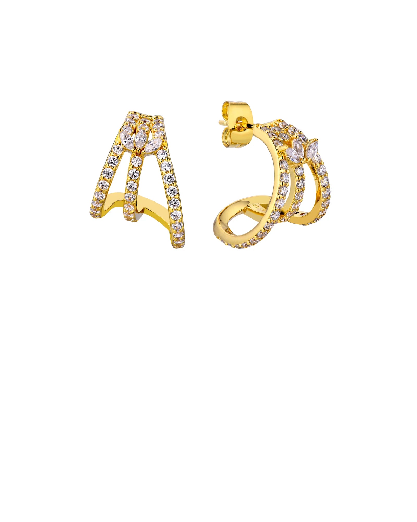 Boucles d'Oreilles Malia Or