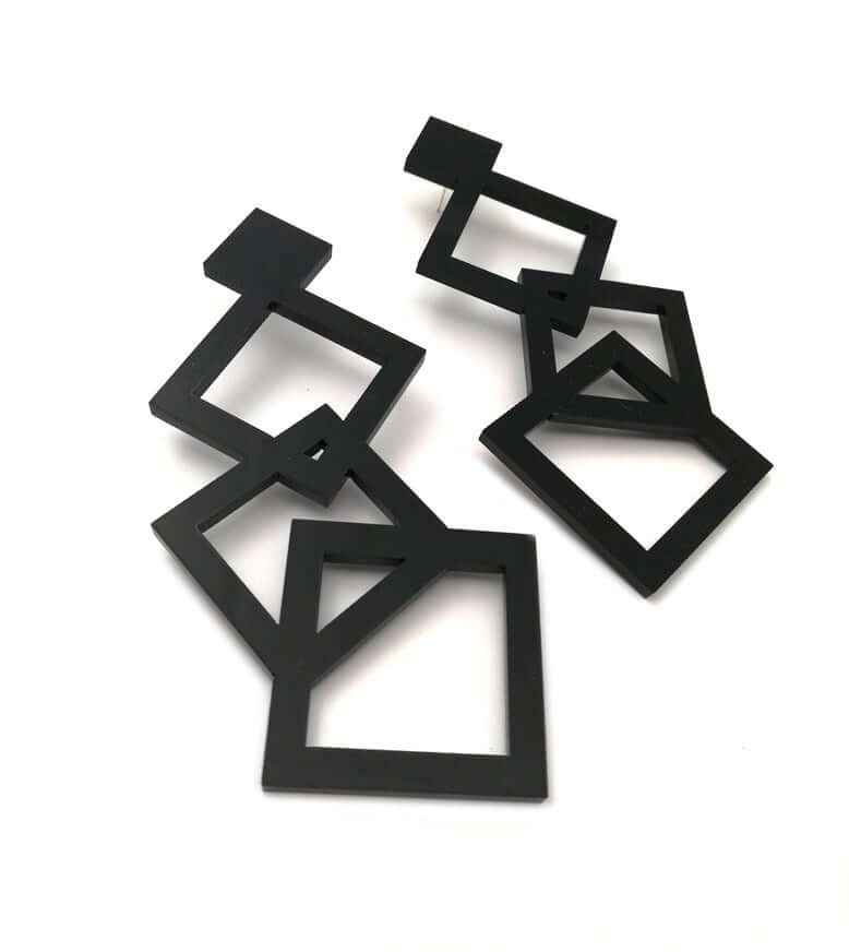 Boucles d'Oreilles Tetragono