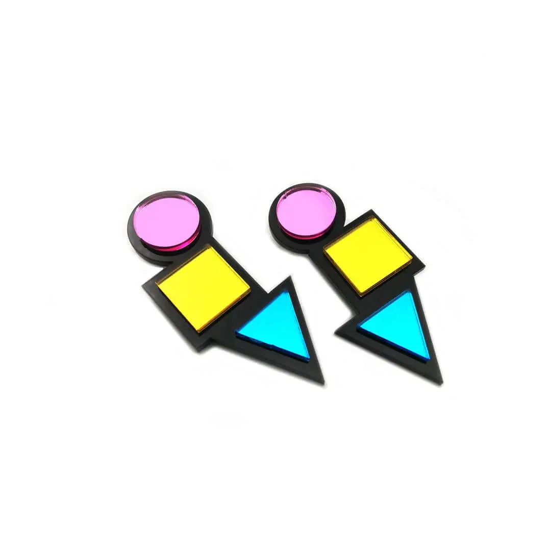 Geometric Love Earrings