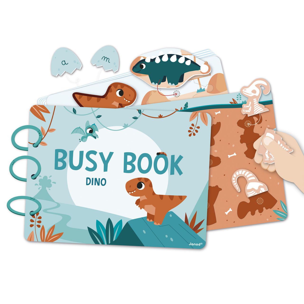 Busy Book Dinos (Anglais / Français)