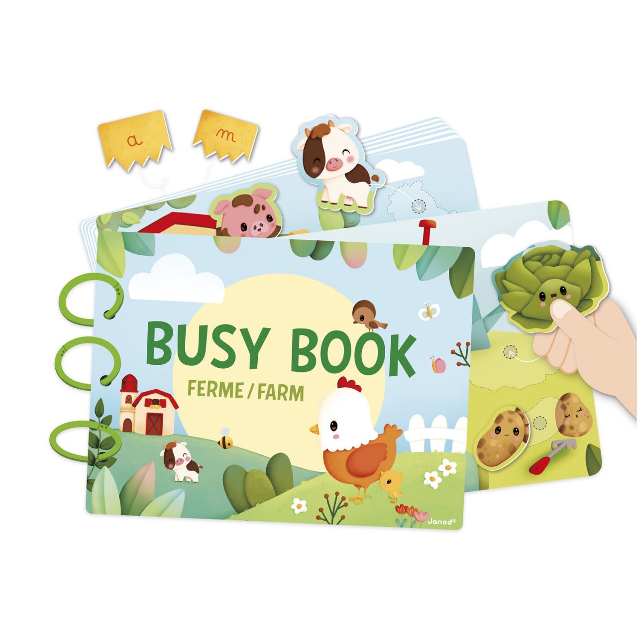 Busy Book Ferme (Anglais - Français)