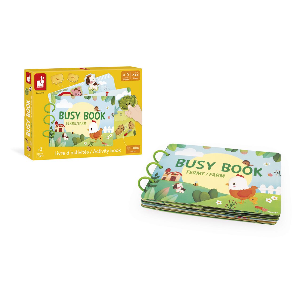 Busy Book Ferme (Anglais - Français)