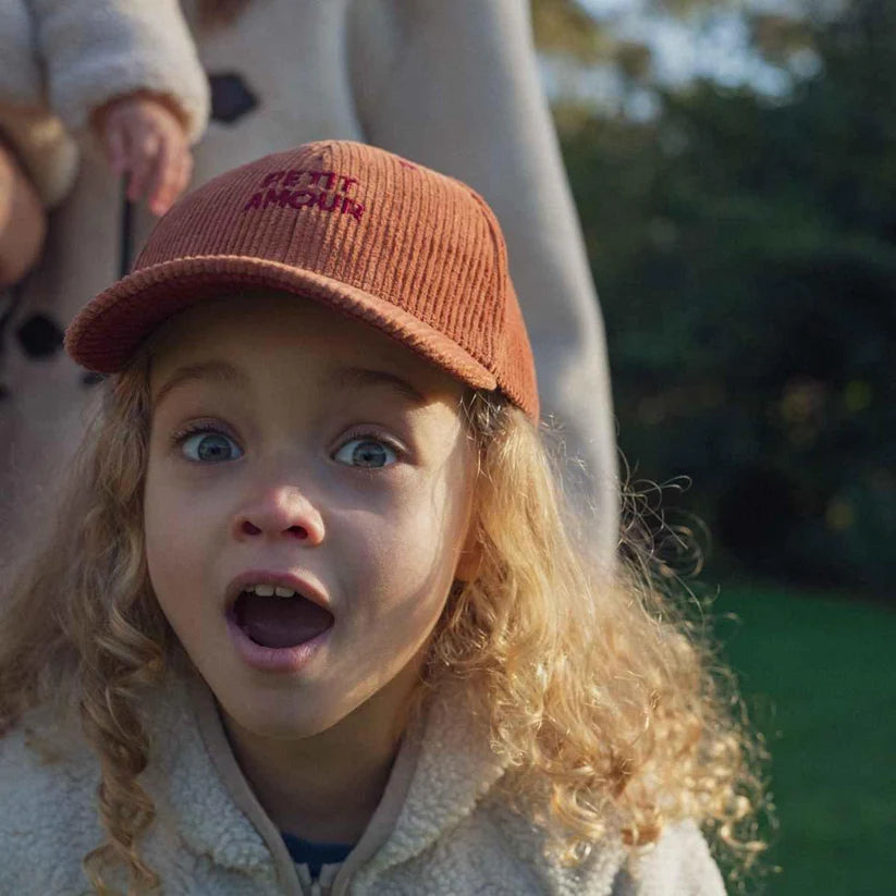 Casquette Velours Caramel Petit Amour Kids