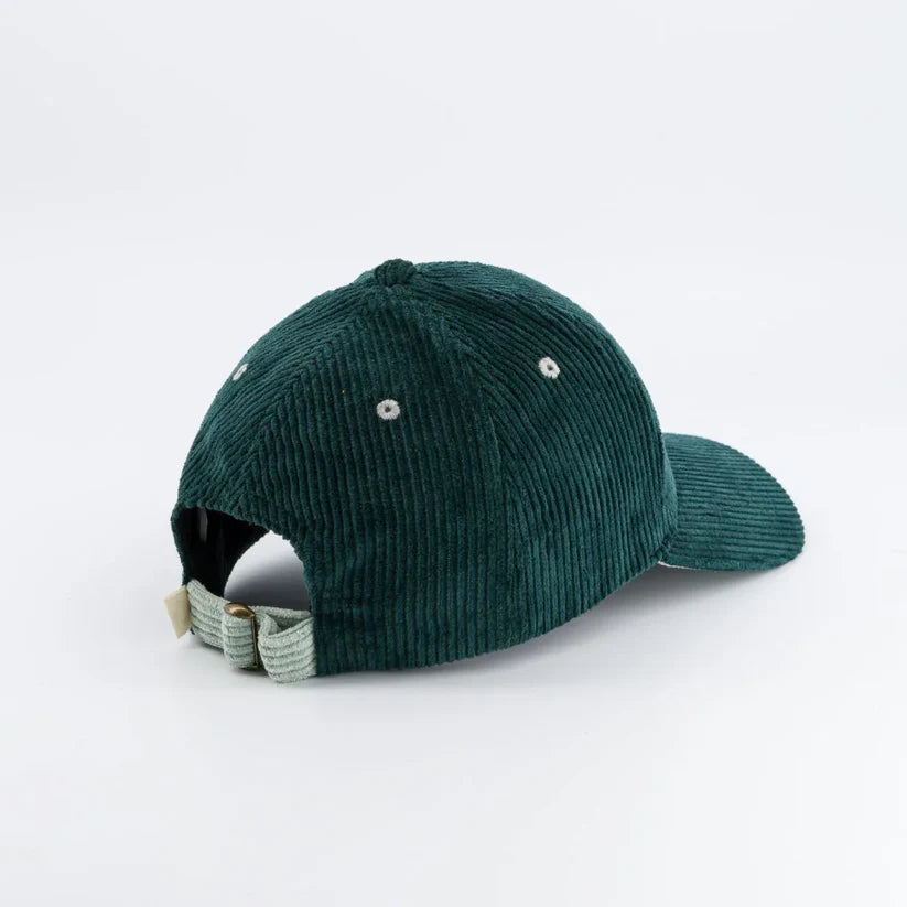 Casquette Velours Vert Dream Team Adulte