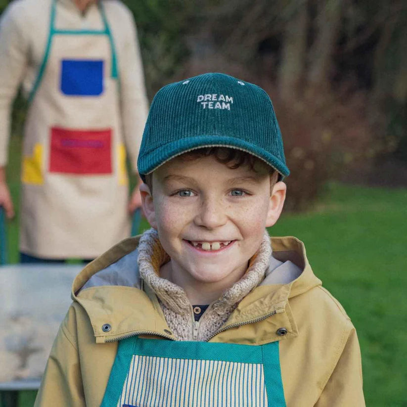 Casquette Velours Vert Dream Team  Kids