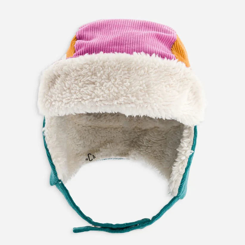 Chapka Tricolore Velours Ice Ice Baby