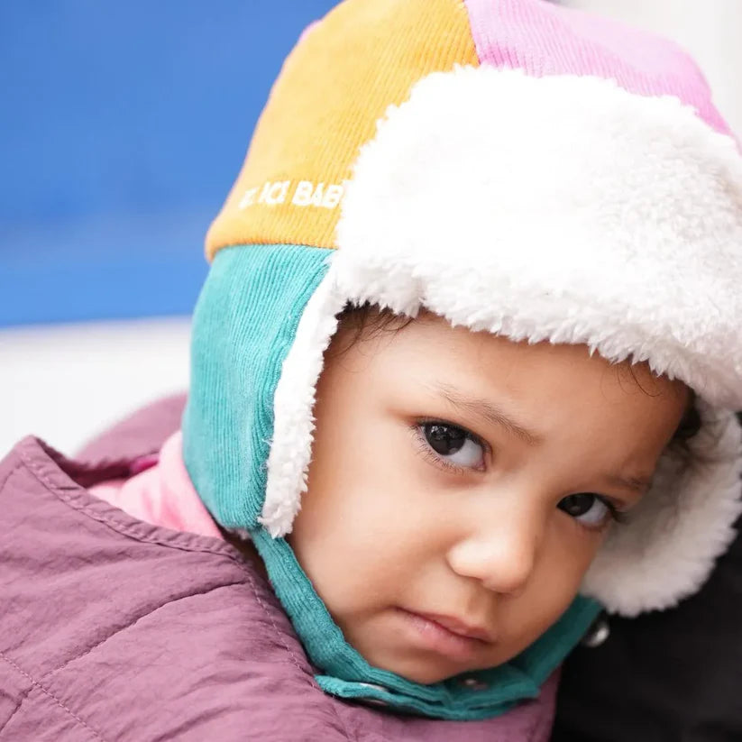 Chapka Tricolore Velours Ice Ice Baby