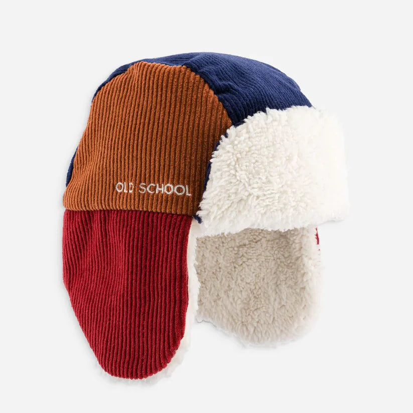 Chapka Tricolore Velours Old School