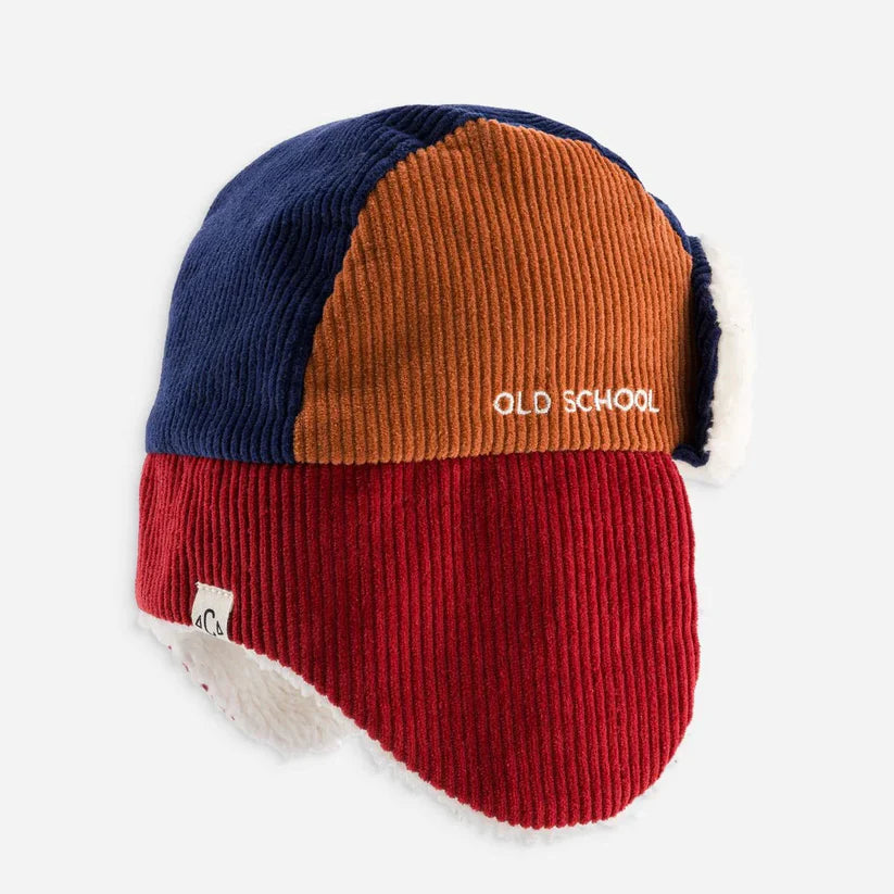 Chapka Tricolore Velours Old School