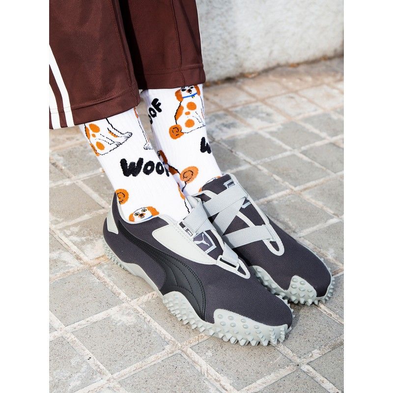 Sports Socks - Dogs Brown