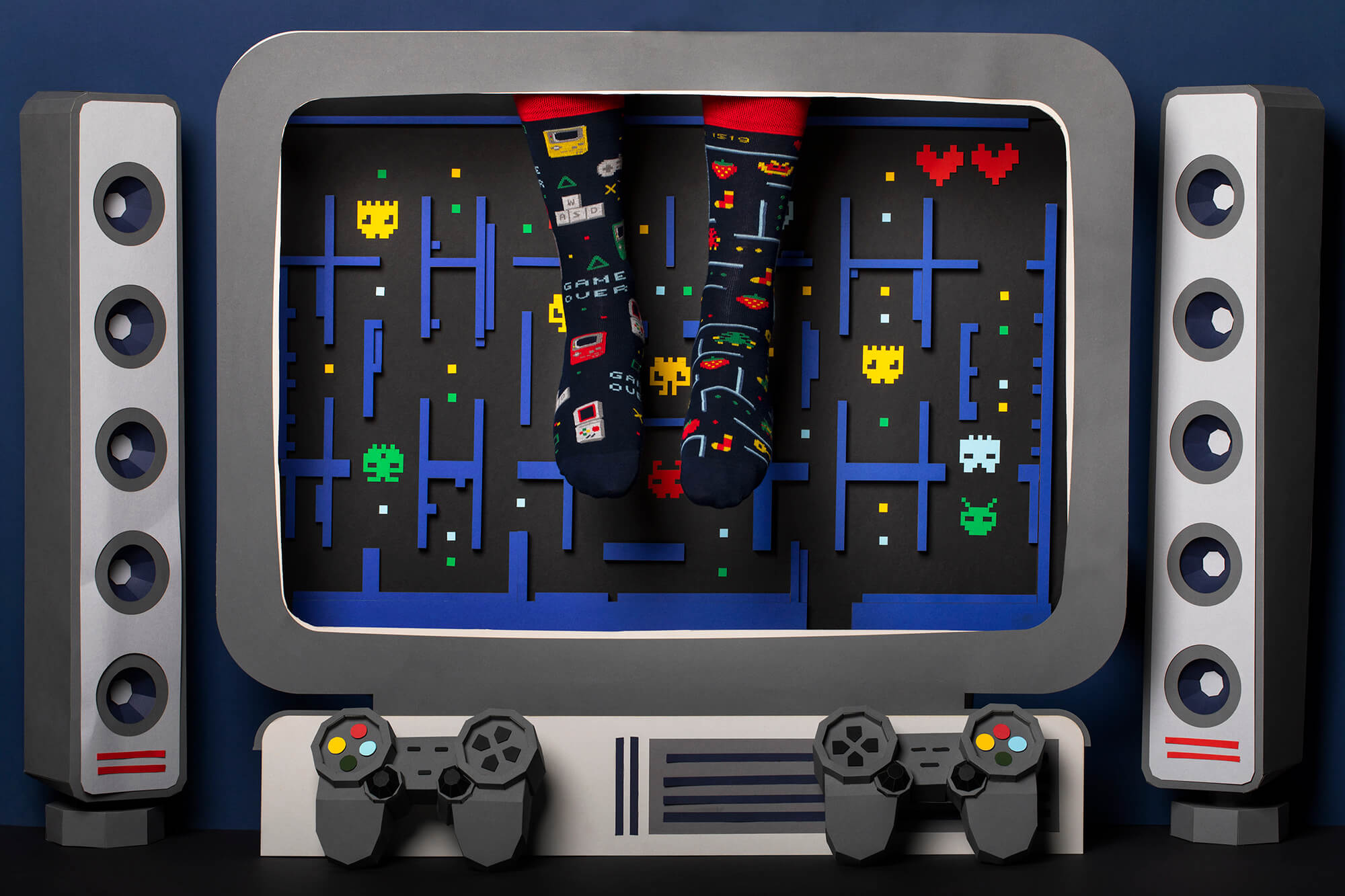 Chaussettes Dépareillées  Game Over