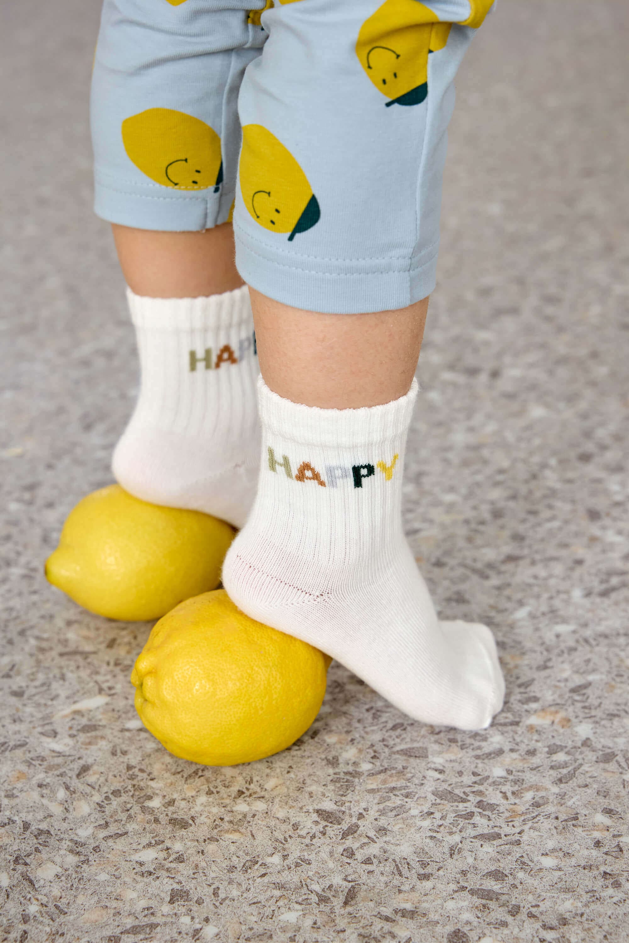 Chaussettes de tennis - Little Gang, Citron