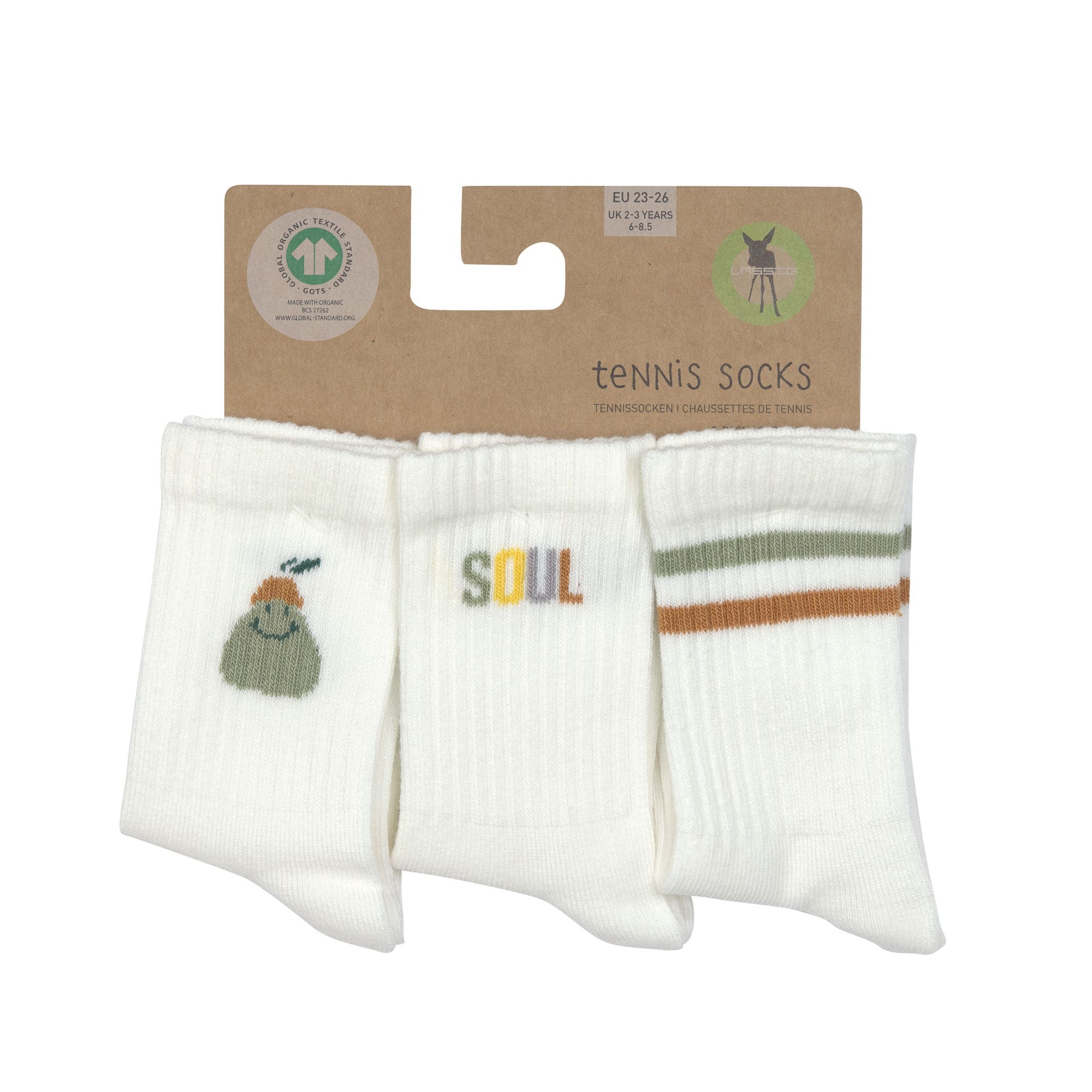 Chaussettes de tennis - Little Gang, Poire