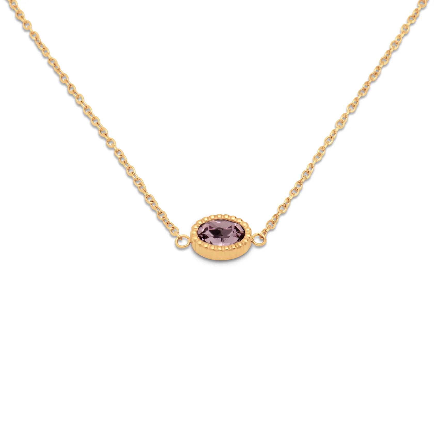 Collier Auree Doré - Amesthyst
