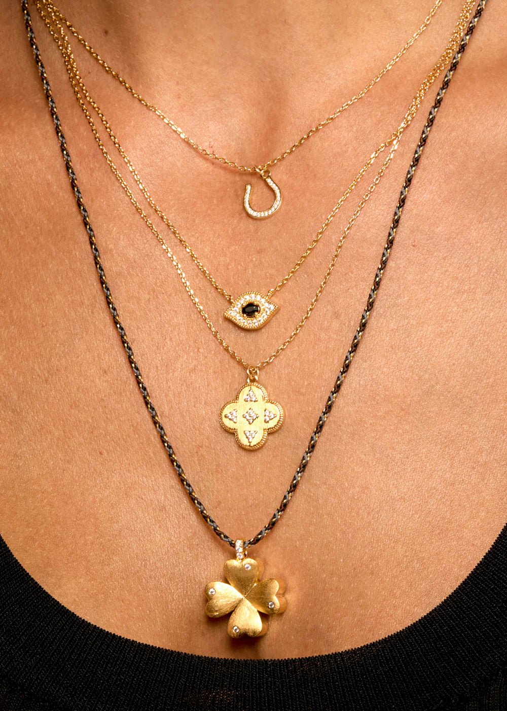 Collier Black Majestic Eye