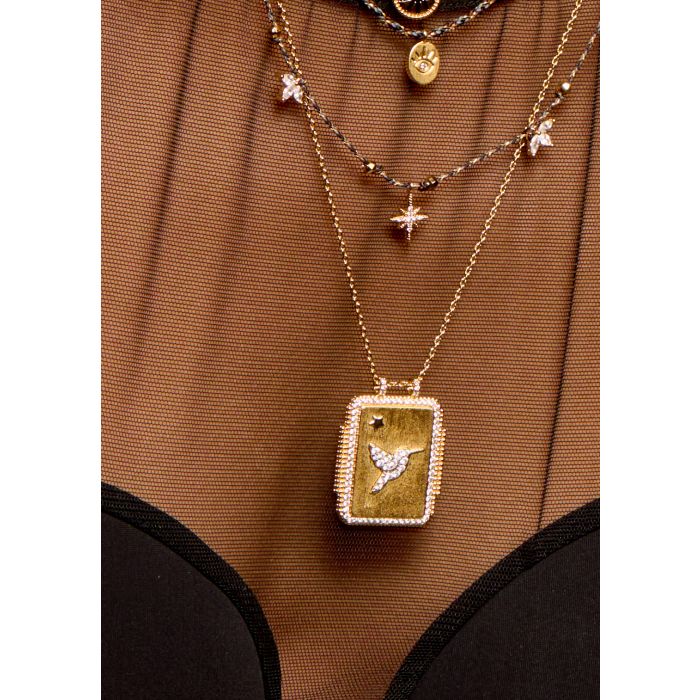 Bohemian Hummingbird Necklace