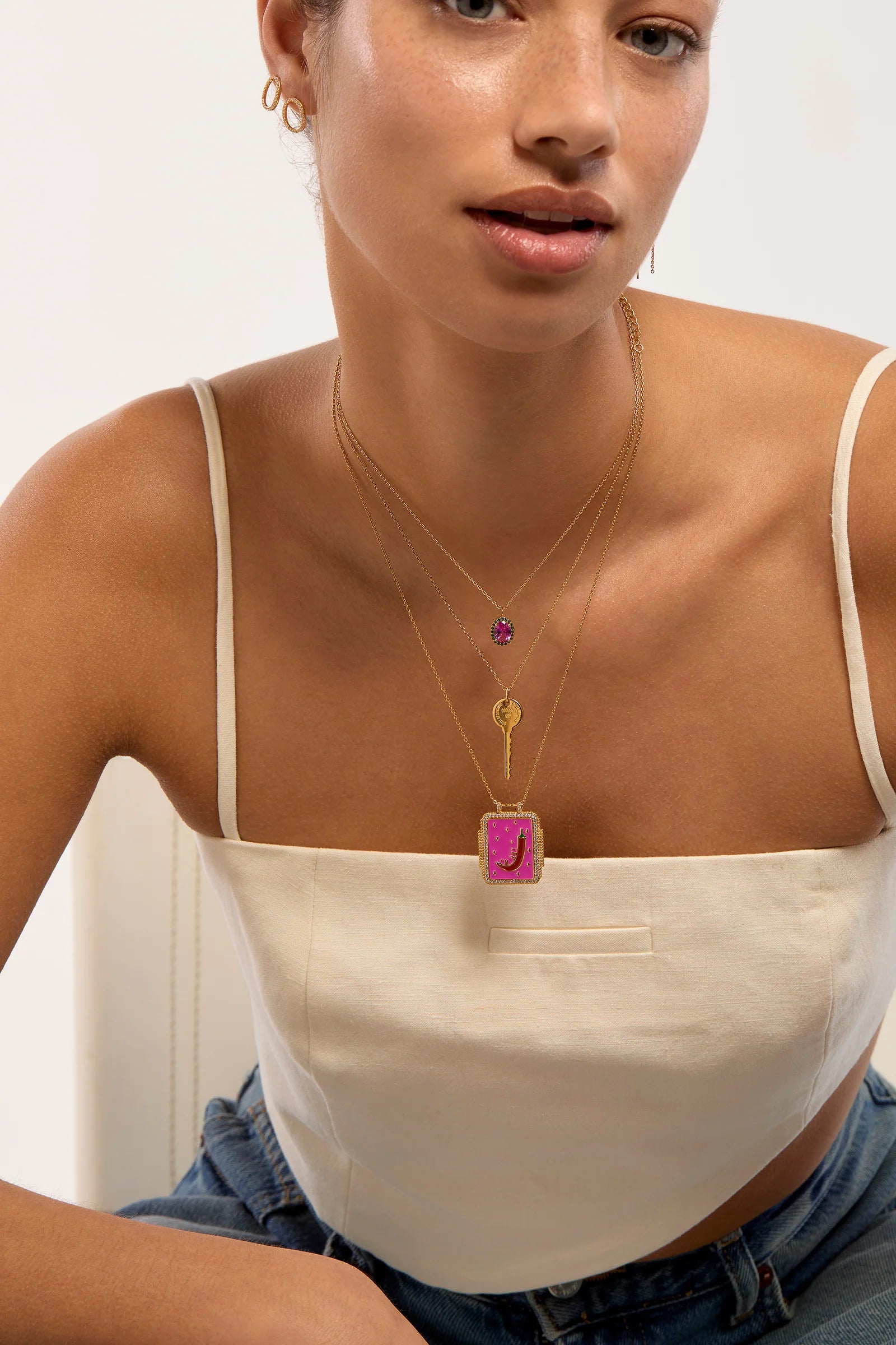 Collier Fuschia Dynasty