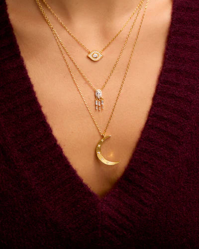 Collier White Majestic Eye