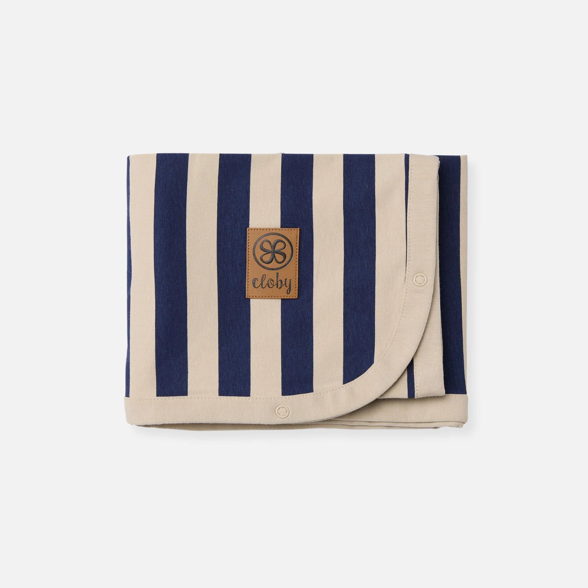 Couverture Anti-UV Cloby Rayures Navy / Sandy