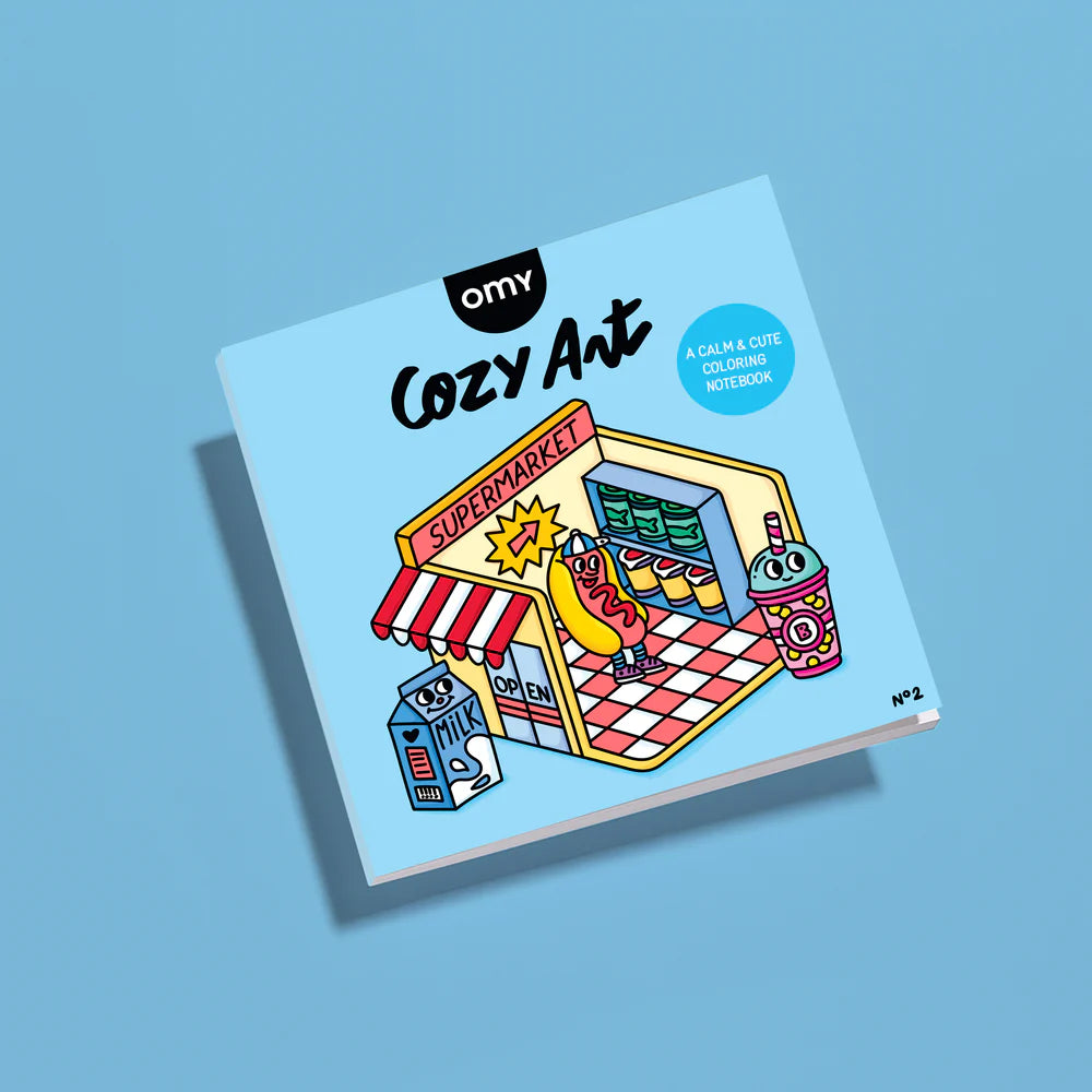 Cozy Art Coloring Book - Supermarket