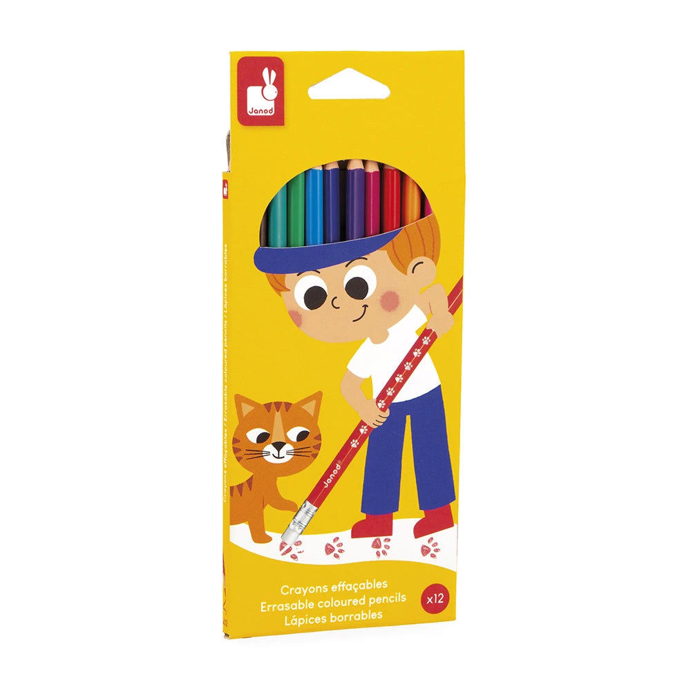 Crayons effacables x 12