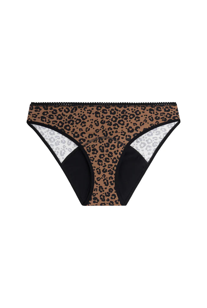 Culotte MenstruelleLéo Marron gots flux Abondant