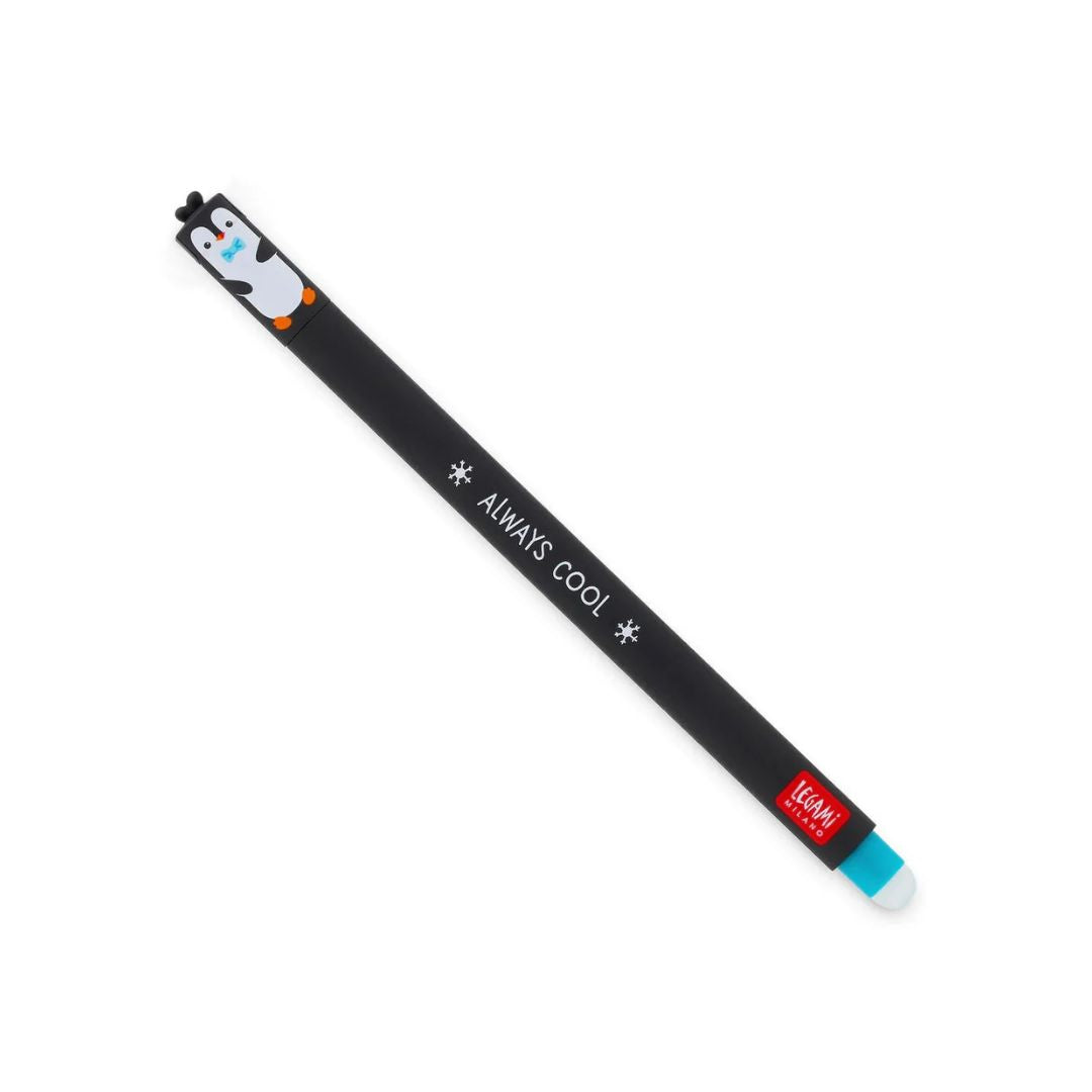 Stylo effaçable Legami Turquoise - Pingouin