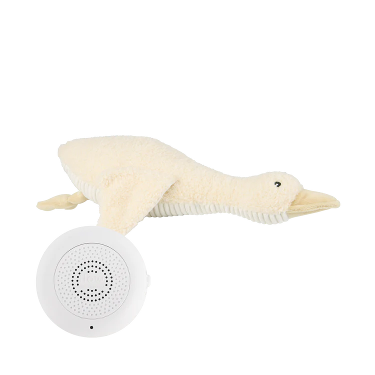 Musical plush toy - Liva Goose Beige