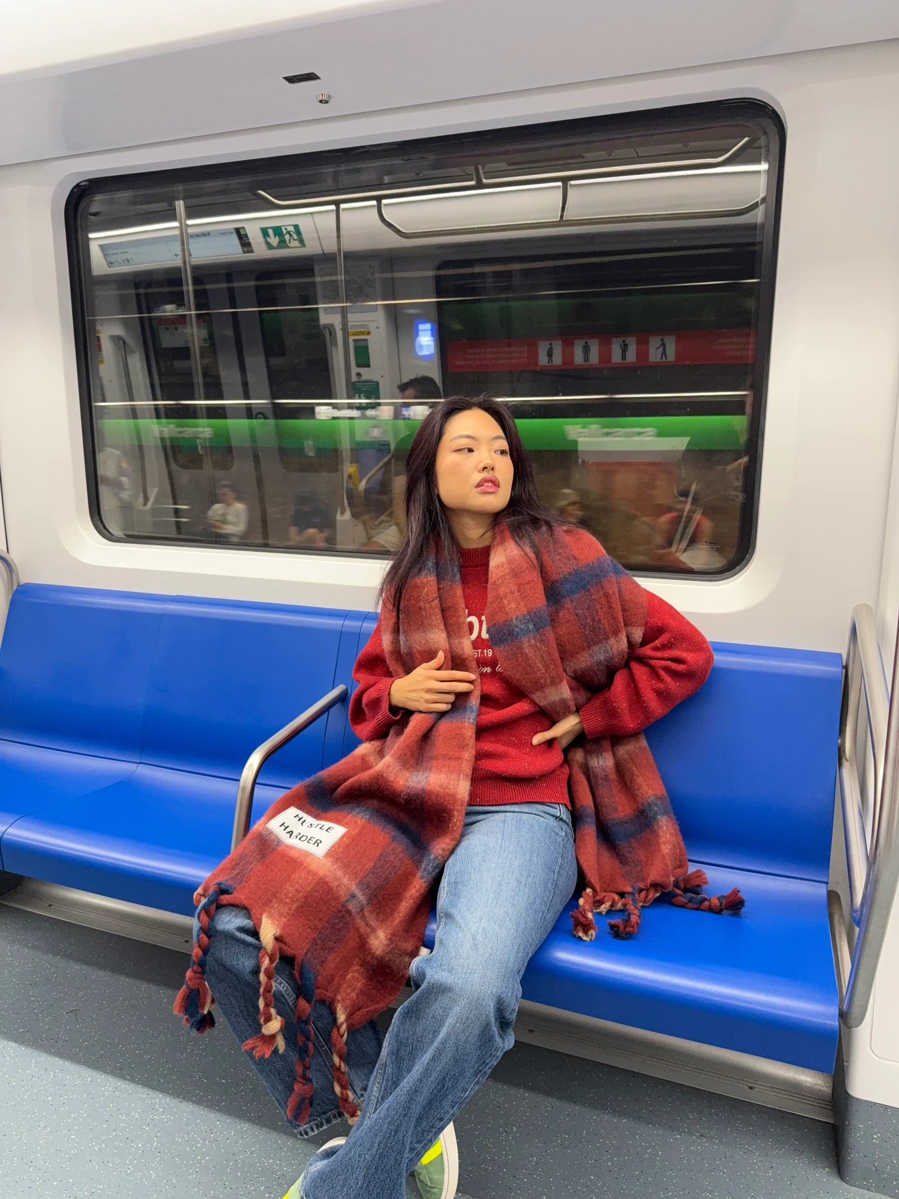 Echarpe XXL - Hustle Harder