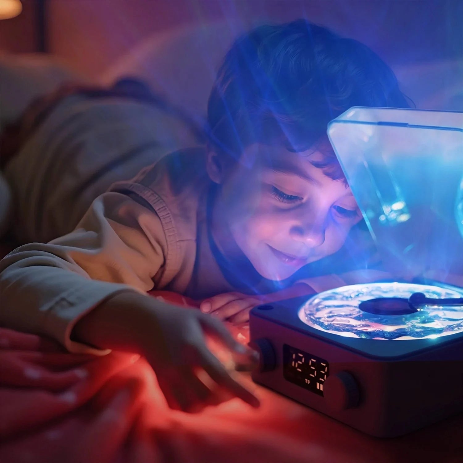 Magic Wave Sensory Speaker, Nature Green, at home